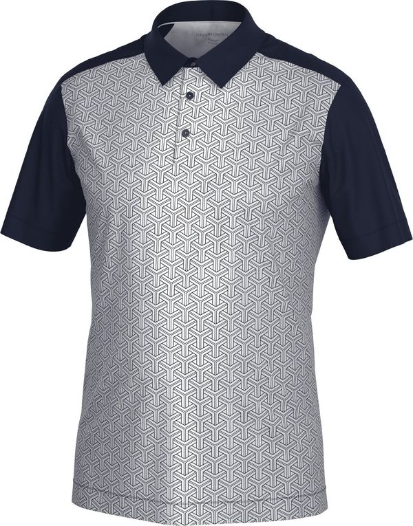 Galvin Green Galvin Green Mile Mens Breathable Short Sleeve Shirt Navy/Cool Grey XL