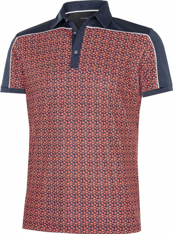 Galvin Green Galvin Green Millard Mens Navy/Orange/White S Риза за поло