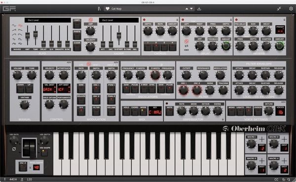 GForce GForce Oberheim OB-X (Дигитален продукт)
