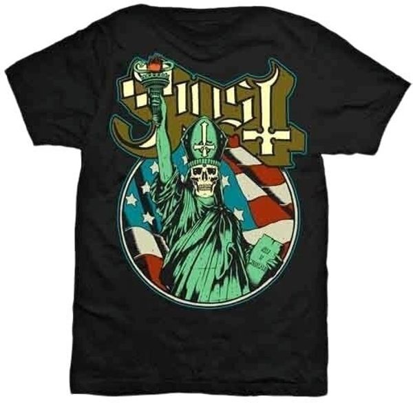 Ghost Ghost Риза Statue of Liberty Unisex Black 2XL
