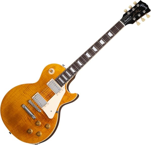 Gibson Gibson Les Paul Standard 50s Figured Top Honey Amber Електрическа китара