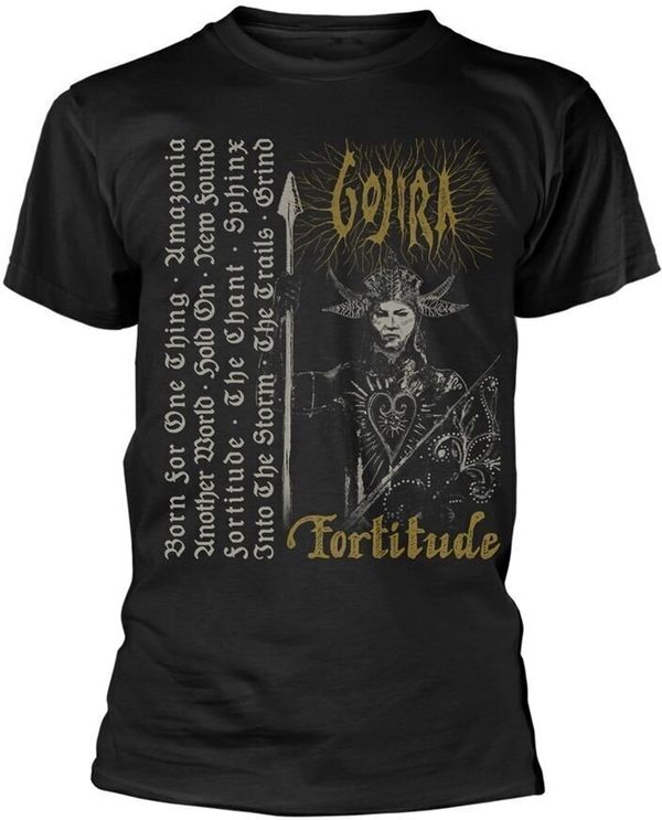 Gojira Gojira Риза Fortitude Tracklist Unisex Black M