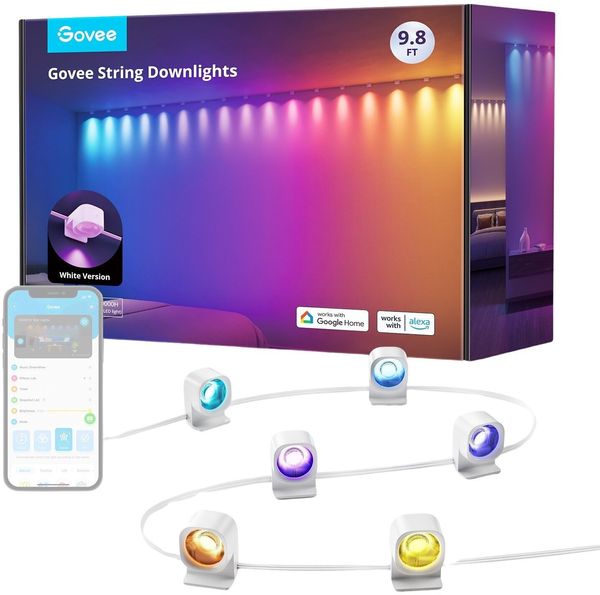 Govee Govee LED RGBIC String Downlights 3m Студийни светлини