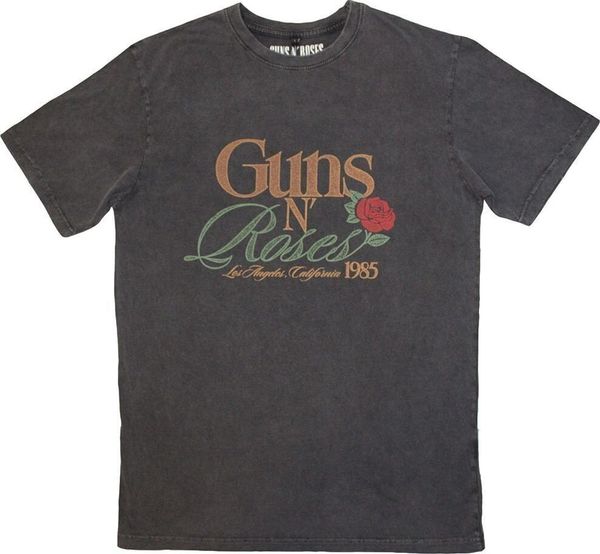 Guns N' Roses Guns N' Roses Риза California 1985 Stone Wash Unisex Charcoal Grey M