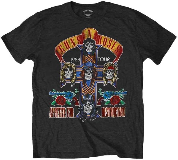 Guns N' Roses Guns N' Roses Риза NJ Summer Jam 1988 Unisex Black L