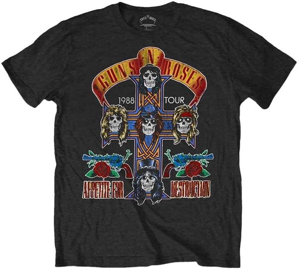 Guns N' Roses Guns N' Roses Риза NJ Summer Jam 1988 Unisex Black S