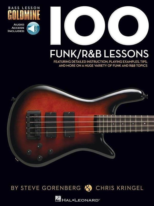 Hal Leonard Hal Leonard 100 Funk/R&B Lessons Bass Нотна музика