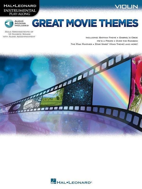 Hal Leonard Hal Leonard Great Movie Themes: Instrumental P-A Violin Violin ноти