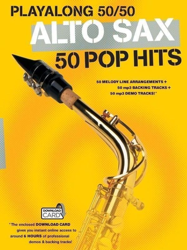 Hal Leonard Hal Leonard Playalong 50/50: Alto Sax - 50 Pop Hits Нотна музика
