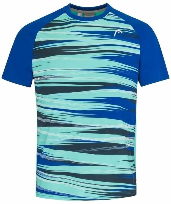 Head Head Topspin T-Shirt Men Royal/Print Vision M Тениска за тенис