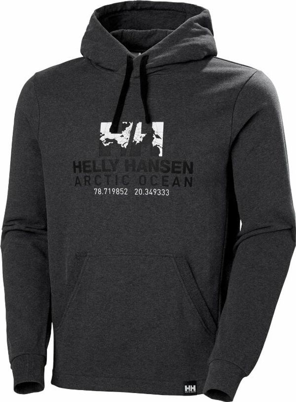 Helly Hansen Helly Hansen Men's Arctic Ocean Organic Cotton Суитшърт с качулка Ebony Melange S