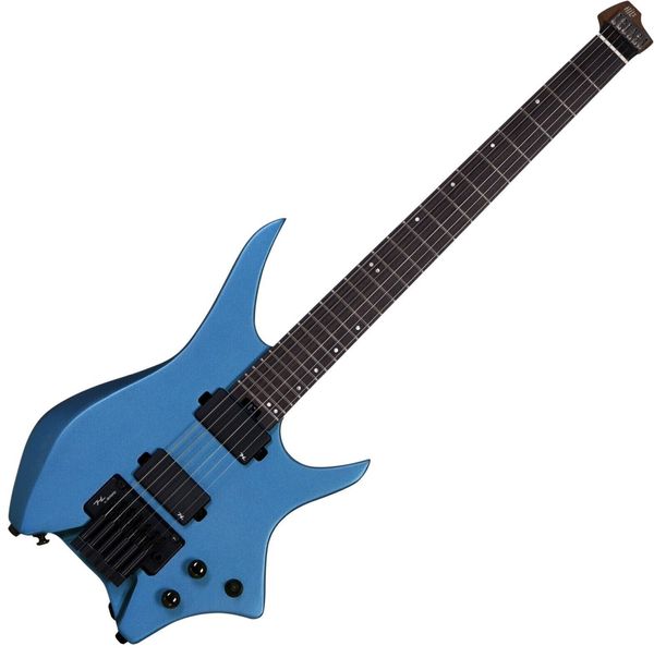 HILS Guitars HILS Guitars HN5 NEXT Emerald Blue Metallic Headless китара