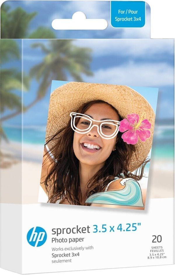 HP HP Sprocket Zink paper 20 бр Фото хартия