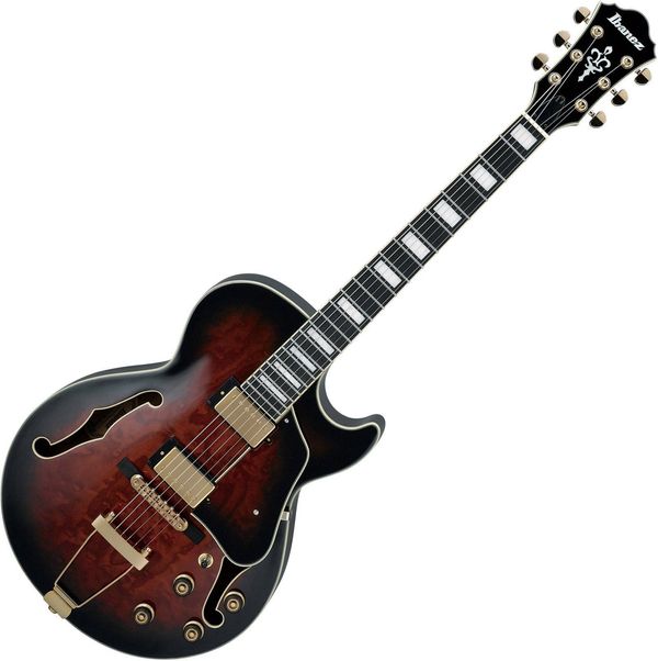 Ibanez Ibanez AG95QA-DBS Dark Brown Sunburst