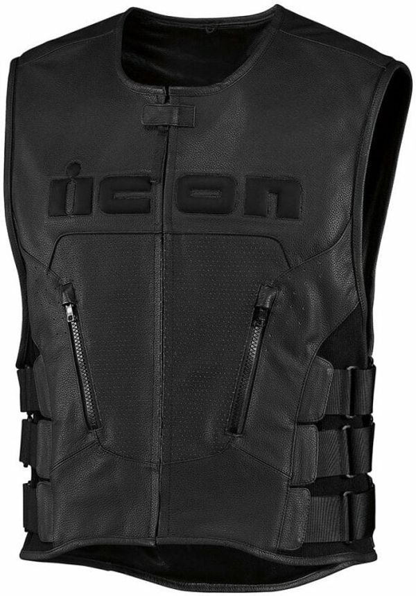 ICON - Motorcycle Gear ICON - Motorcycle Gear Regulator D30™ Vest Черeн 4XL Жилетка за мотоциклети