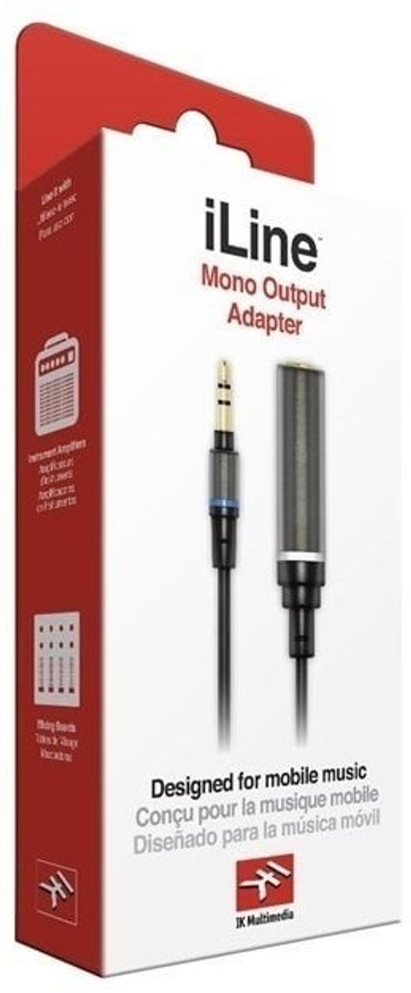IK Multimedia IK Multimedia iLine Mono Output Adapter 30 cm Готов аудио кабел