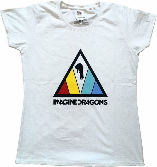 Imagine Dragons Imagine Dragons Риза Triangle Logo Womens White XS