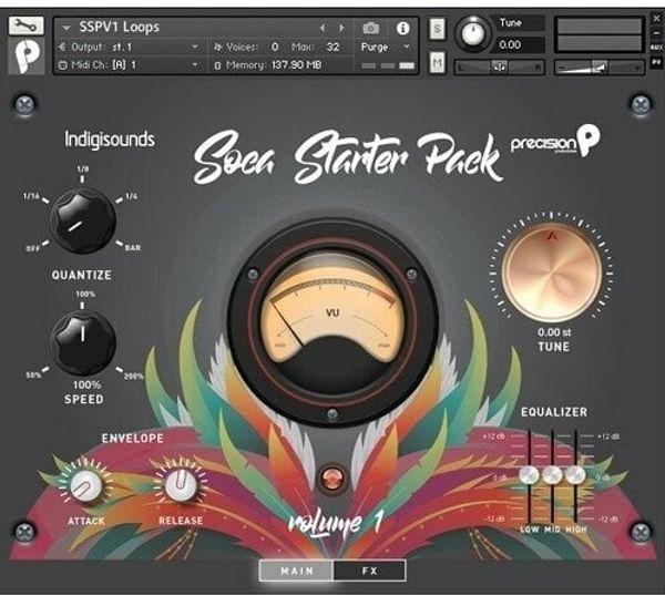 IndigiSounds IndigiSounds Soca Starter Pack Vol 1 (Дигитален продукт)