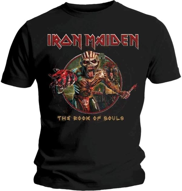Iron Maiden Iron Maiden Риза Book of Souls Eddie Circle Unisex Black XL