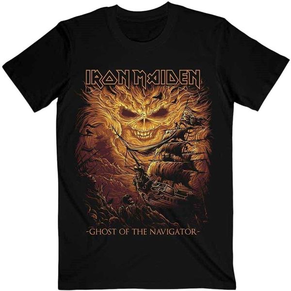 Iron Maiden Iron Maiden Риза Ghost of the Navigator Unisex Black XL
