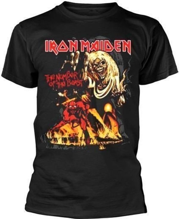 Iron Maiden Iron Maiden Риза Number Of The Beast Graphic Unisex Black 2XL