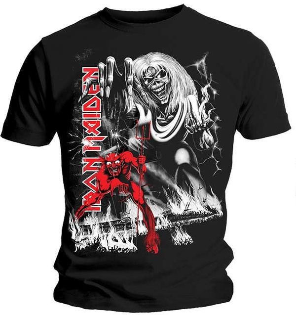 Iron Maiden Iron Maiden Риза Number Of The Beast Jumbo Unisex Black M