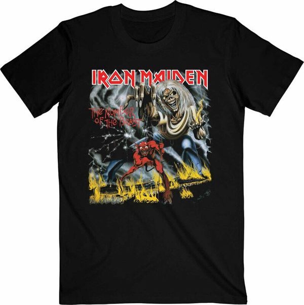 Iron Maiden Iron Maiden Риза Number Of The Beast Unisex Black L