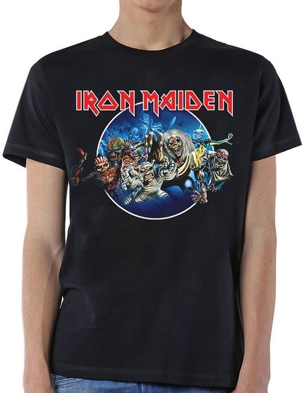 Iron Maiden Iron Maiden Риза Wasted Years Circle Unisex Black XL