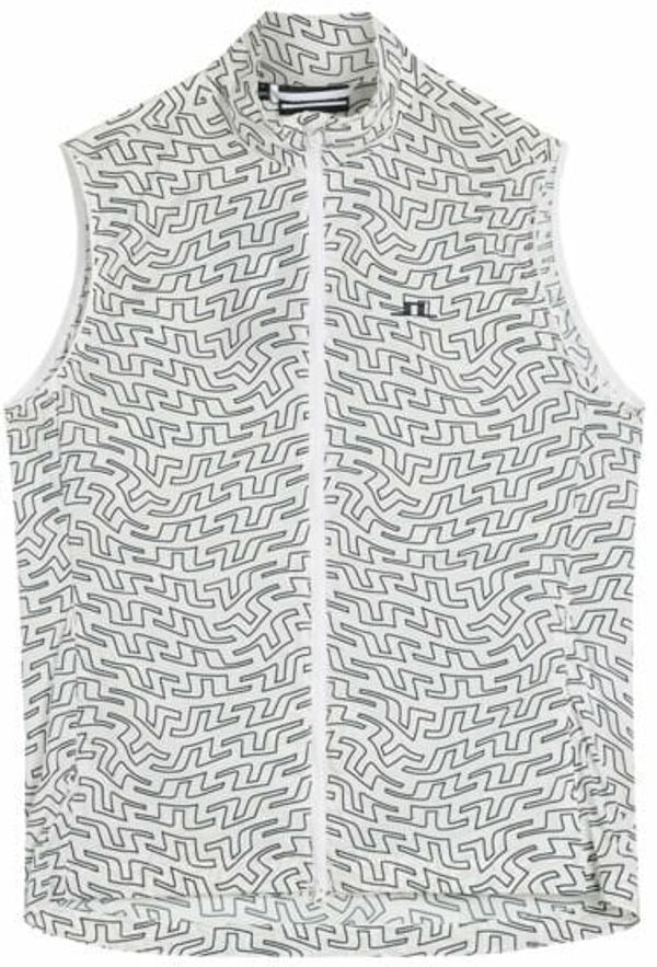 J.Lindeberg J.Lindeberg Ash Light Packable Golf Print White Outline Bridge Swirl XL Жилетка