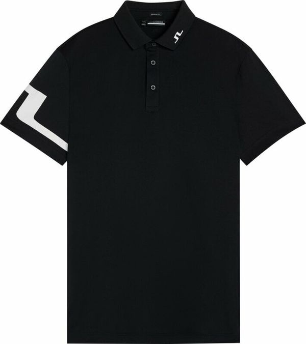 J.Lindeberg J.Lindeberg Heath Regular Fit Golf Polo Black 2XL