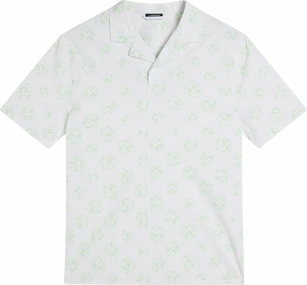 J.Lindeberg J.Lindeberg Resort Regular Fit Shirt Print White Sphere Dot XL