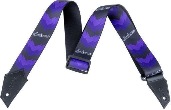 Jackson Jackson 299-3258-004 Колан за китара Double V Black/Purple