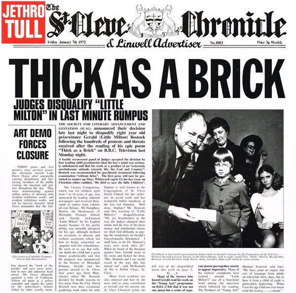 Jethro Tull Jethro Tull - Thick As A Brick (LP)