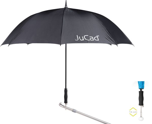 Jucad Jucad Telescopic Automatic Umbrella Black