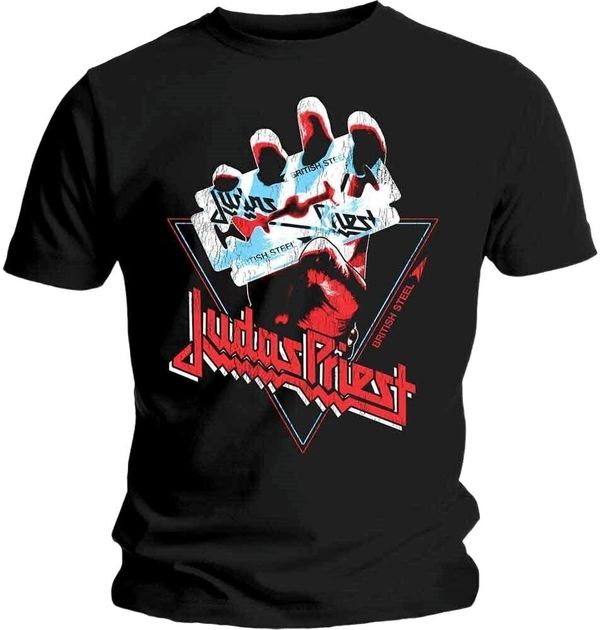 Judas Priest Judas Priest Риза British Steel Hand Triangle Unisex Black 2XL