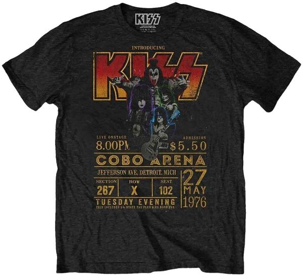Kiss Kiss Риза Cobo Arena '76 Unisex Black XL