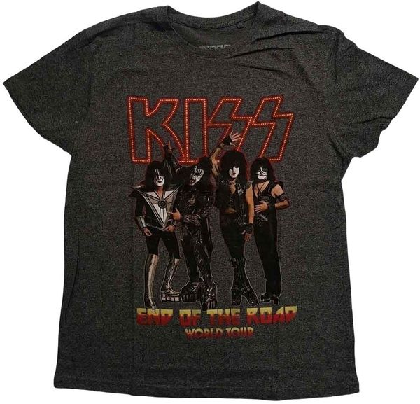 Kiss Kiss Риза End Of The Road Tour Unisex Black L