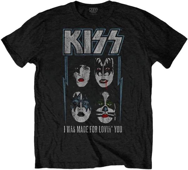 Kiss Kiss Риза Made For Lovin' You Unisex Black L