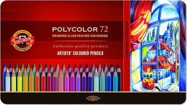 KOH-I-NOOR KOH-I-NOOR Polycolor Artist's Coloured Pencils Комплект цветни моливи 72 бр