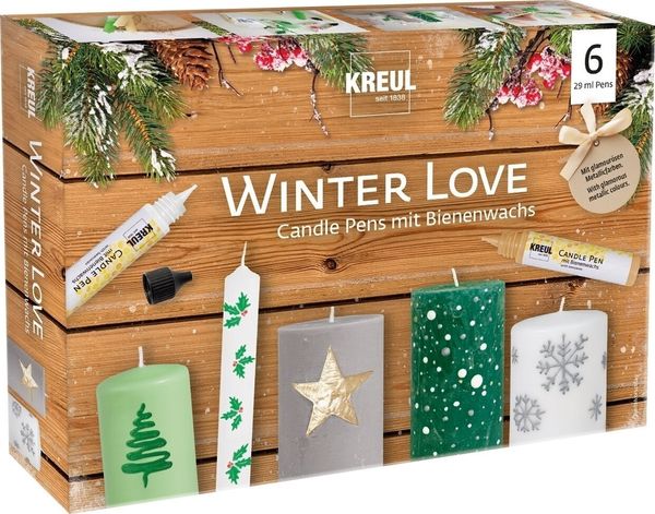 Kreul Kreul 49759 Комплект химикалки за свещи Winter Love 6 бр
