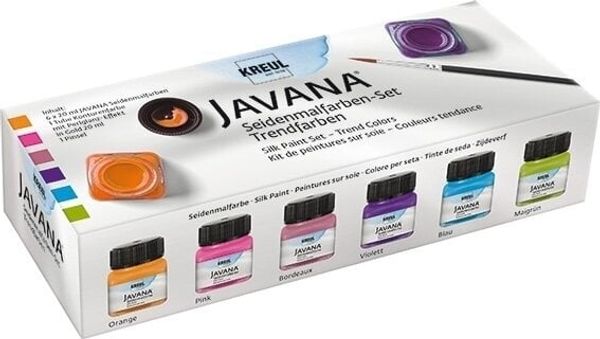 Kreul Kreul Javana Комплект цветове за коприна Trend Colours 6 x 20 ml