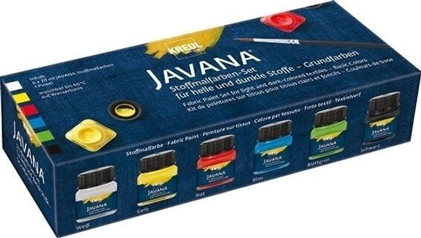 Kreul Kreul Javana Комплект цветове за текстил 6 x 20 ml