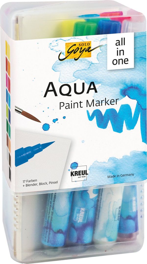 Kreul Kreul Powerpack Комплект химикалки с четки 17 бр