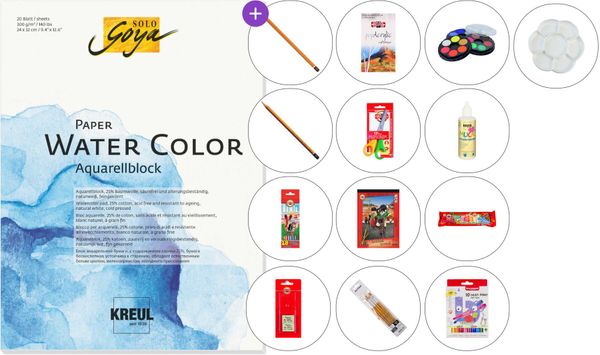 Kreul Kreul School M SET Скицник A3 200 g