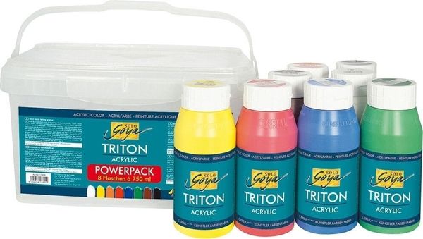 Kreul Kreul Solo Goya Triton Комплект акрилни бои 8 x 750 ml