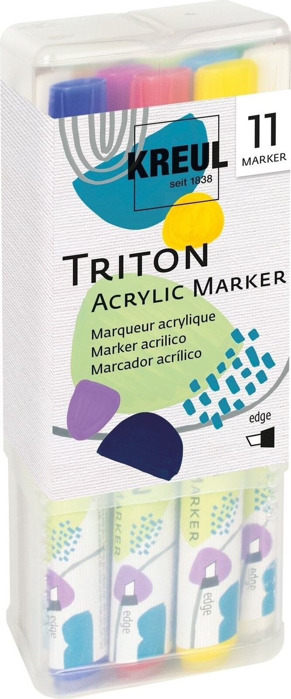 Kreul Kreul Triton Комплект маркери за текстил 1 - 4 mm 11 бр