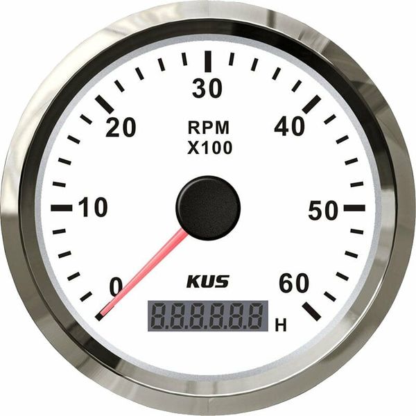 Kus Kus Tachometer White 6000 U/min 85 mm