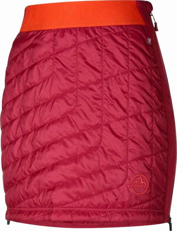 La Sportiva La Sportiva Warm Up Primaloft Skirt W Velvet/Cherry Tomato M Шорти