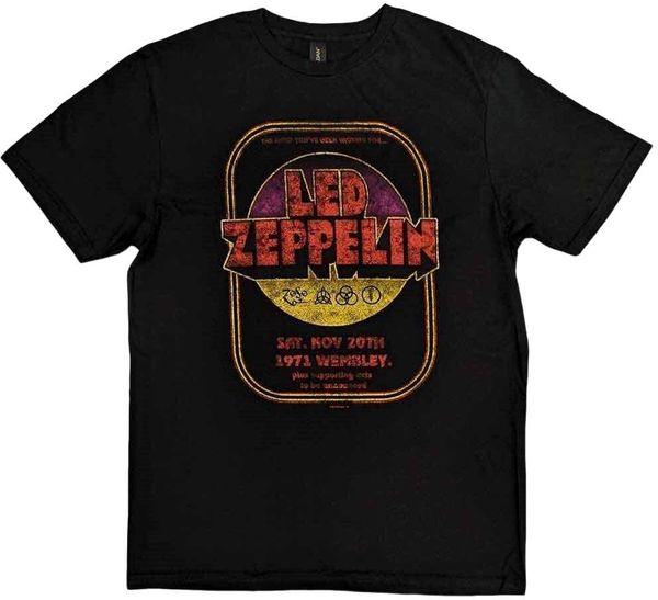 Led Zeppelin Led Zeppelin Риза 1971 Wembley Unisex Black 2XL
