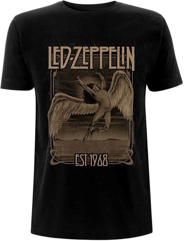 Led Zeppelin Led Zeppelin Риза Faded Falling Unisex Black S
